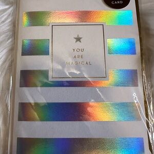 💥10/$10 Holographic Greeting Card